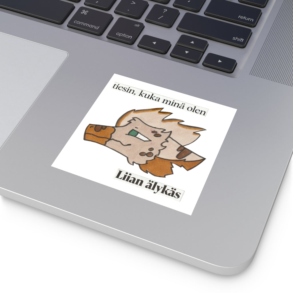 “Liian älykäs” Vinyylitarra neliö