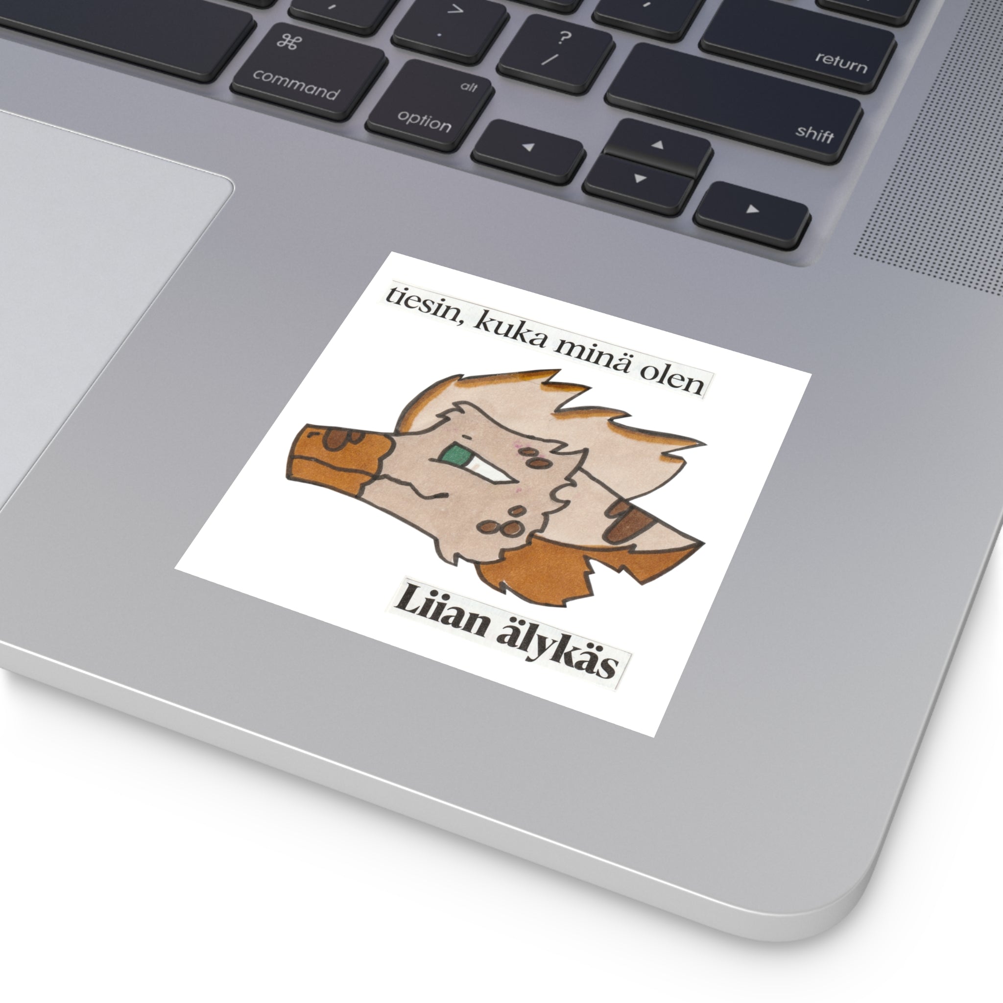 “Liian älykäs” Vinyylitarra neliö