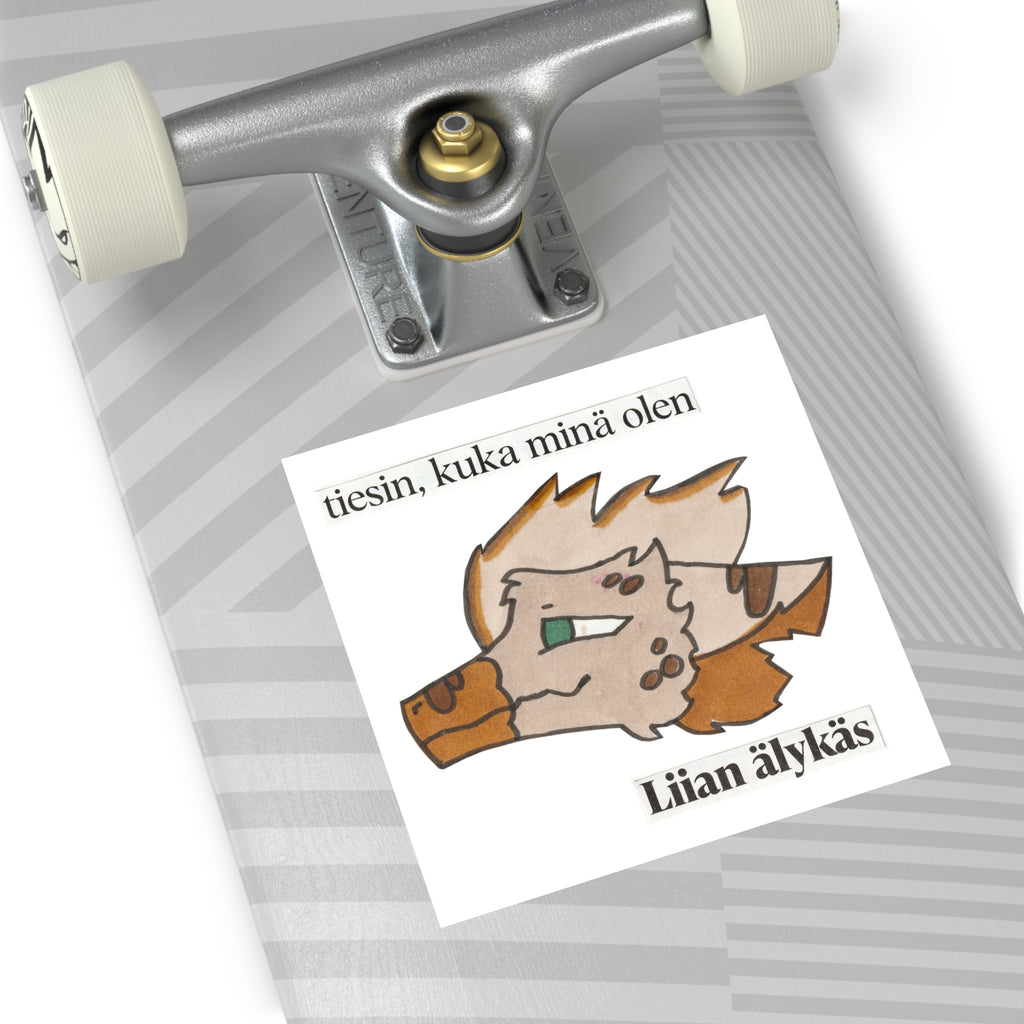 “Liian älykäs” Vinyylitarra neliö
