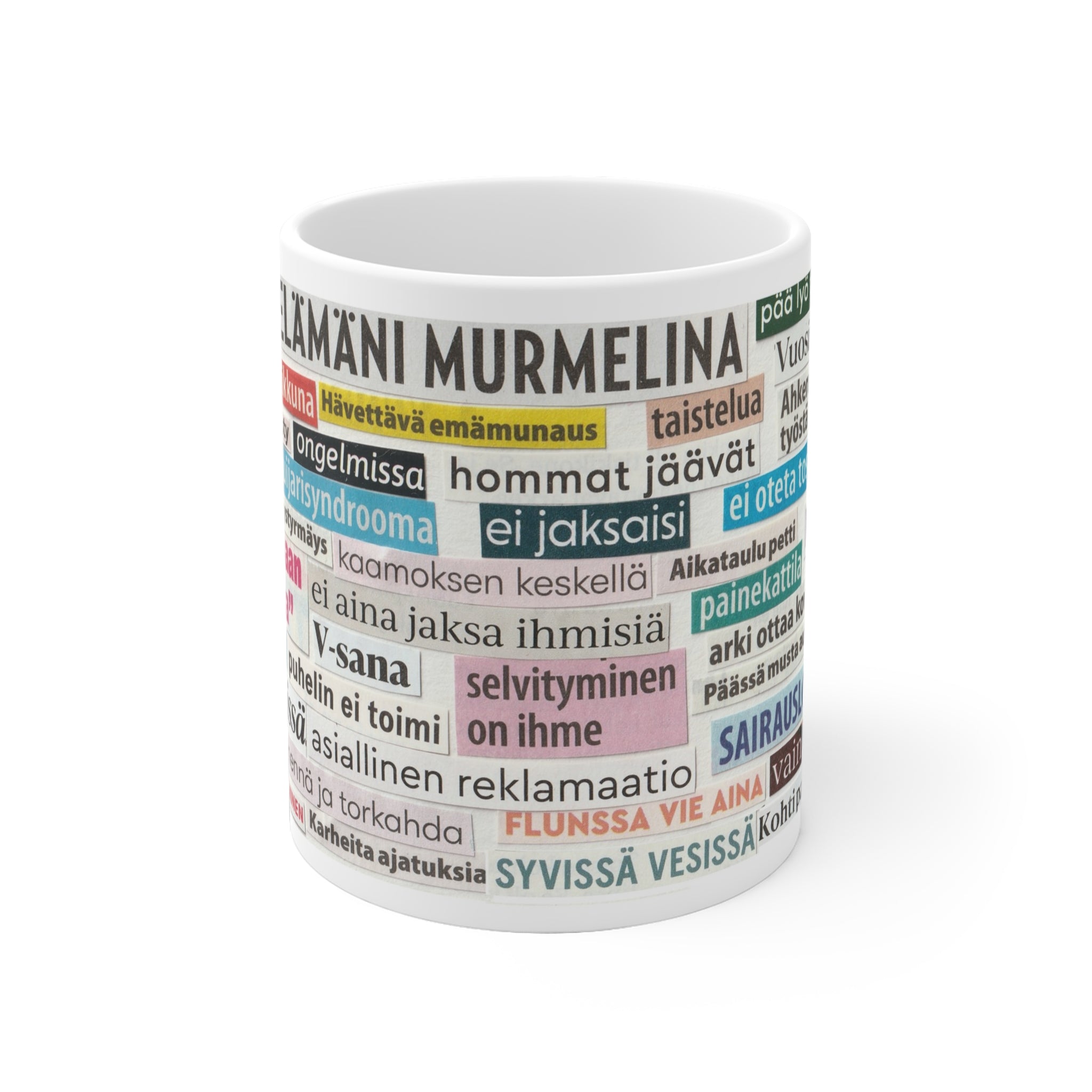 "Ei jaksaisi" Muki | Keraaminen kahvimuki