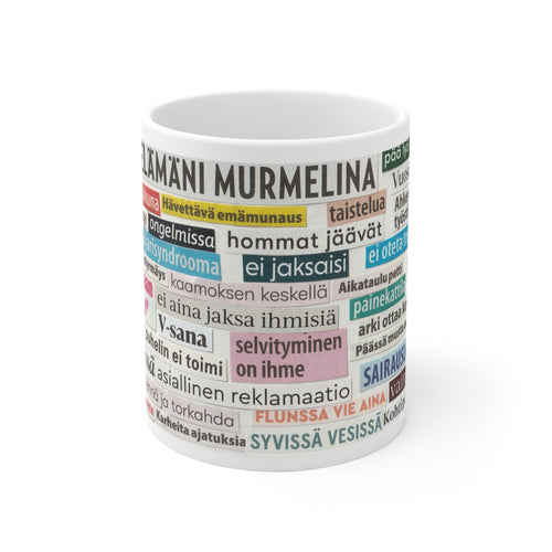 "Ei jaksaisi" Muki | Keraaminen kahvimuki