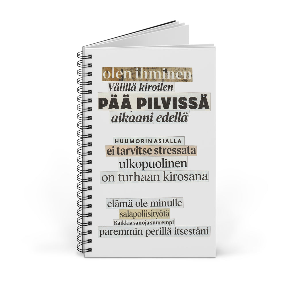 "Olen ihminen" Runokirja | Kierresidottu muistikirja