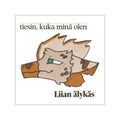 “Liian älykäs” Vinyylitarra neliö