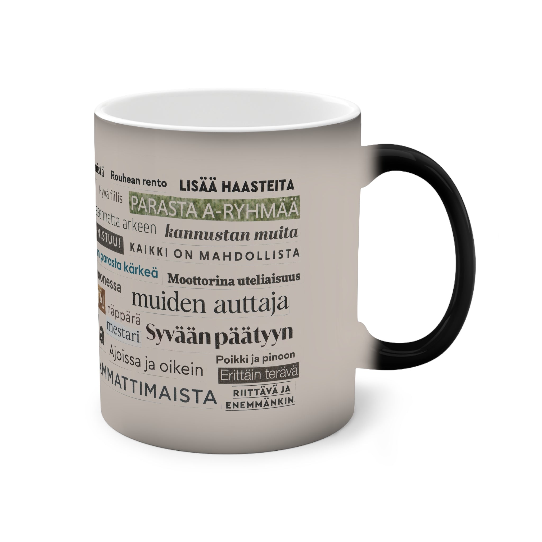 Olen mahtava - Väriä vaihtava muki