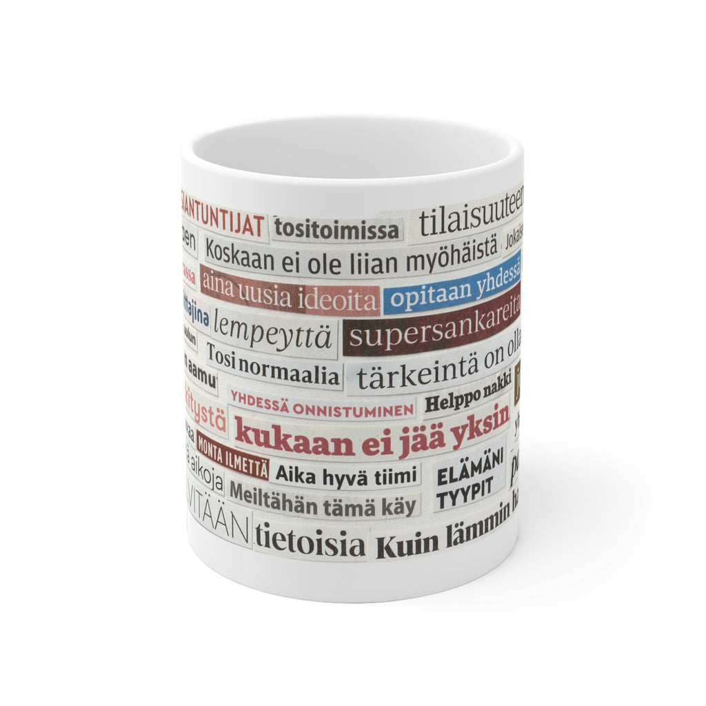 "Elämäni tyypit" Muki | Keraaminen kahvimuki