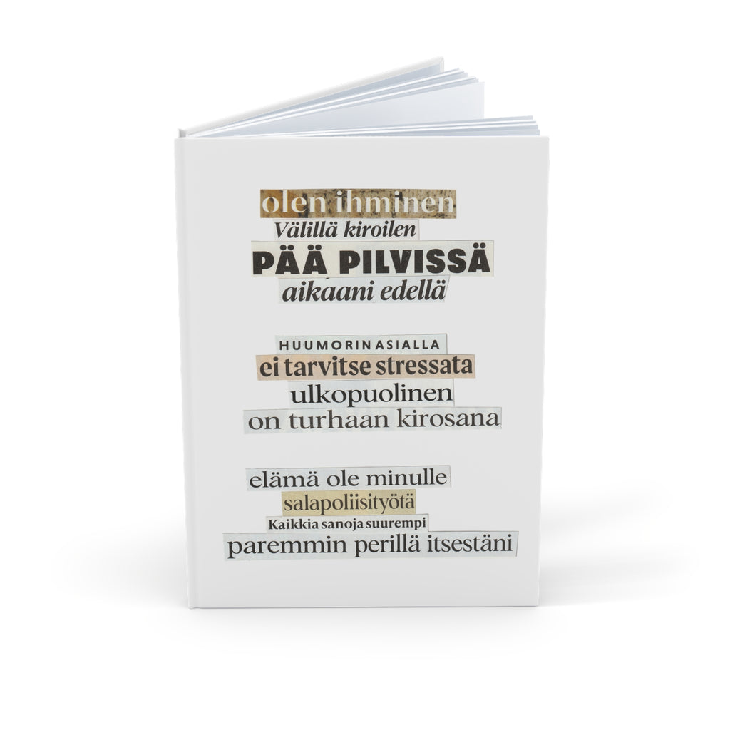 "Olen ihminen" Runokirja – Kovakantinen muistikirja A5