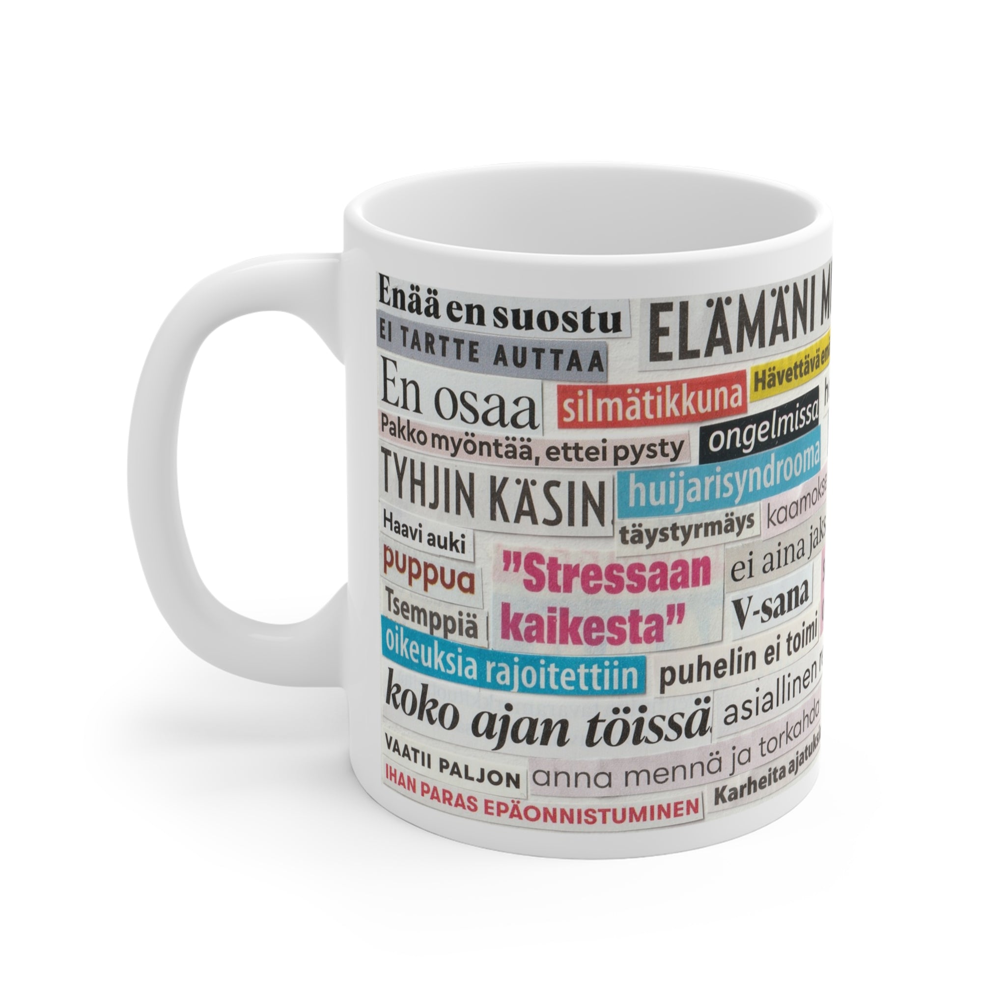 "Ei jaksaisi" Muki | Keraaminen kahvimuki