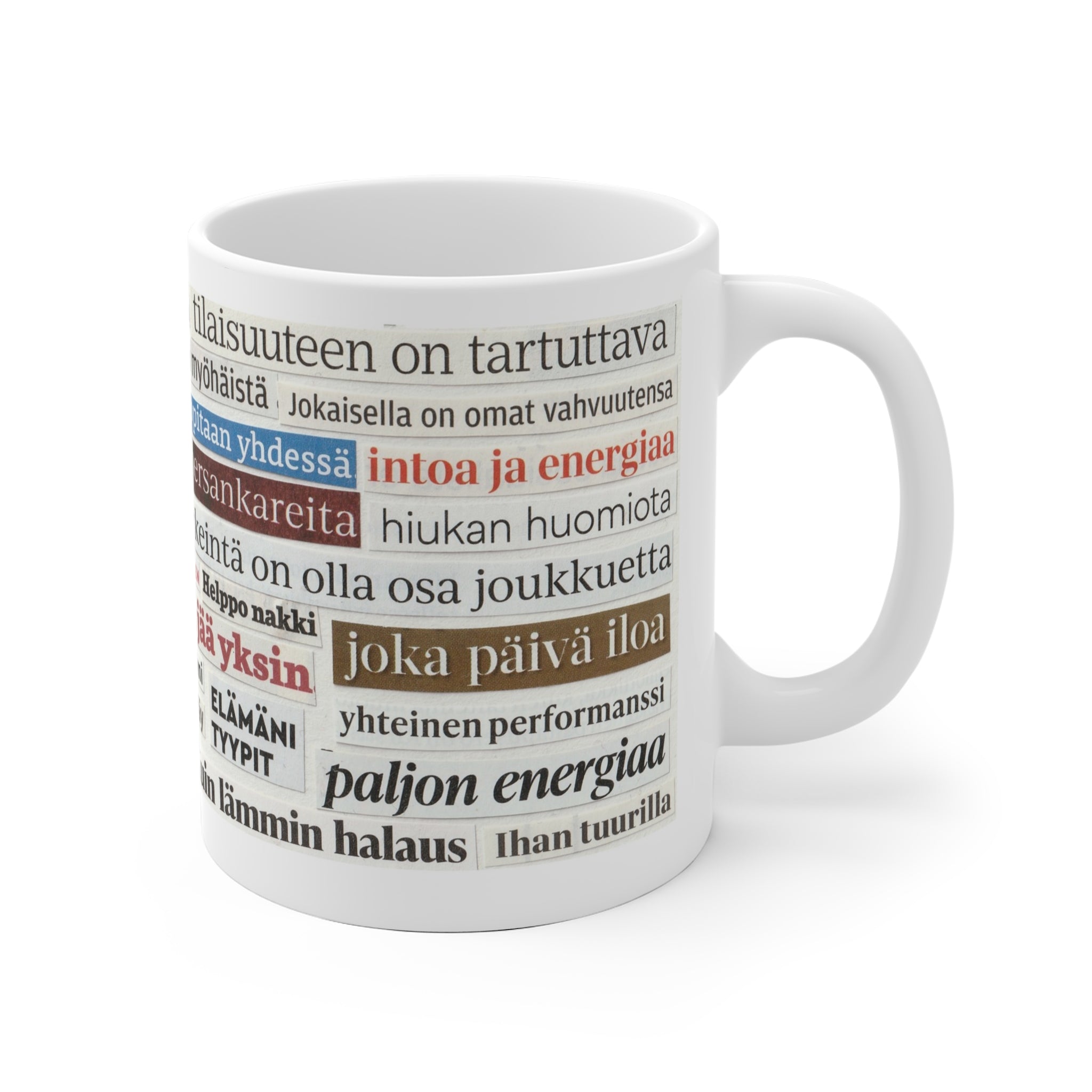 "Elämäni tyypit" Muki | Keraaminen kahvimuki
