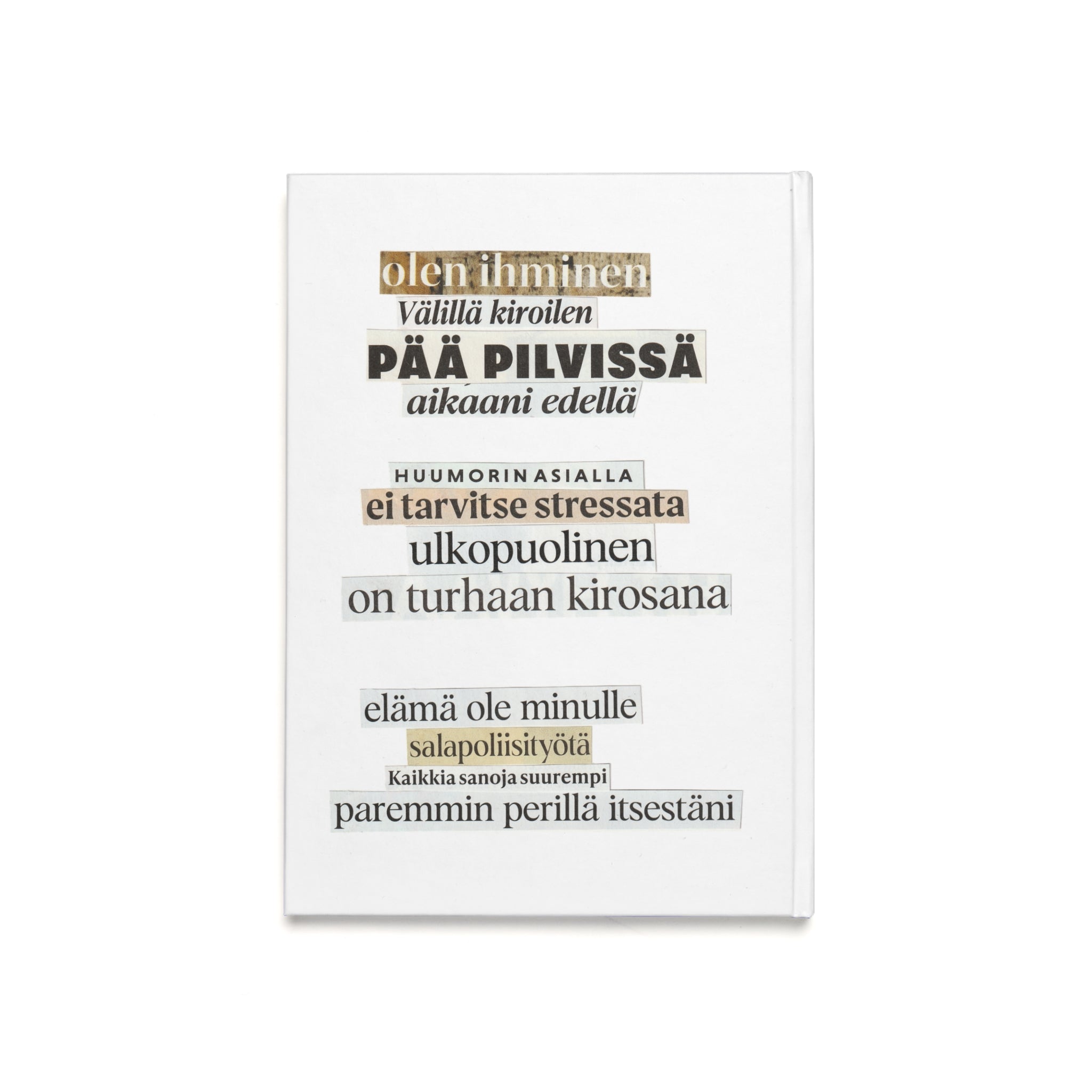 "Olen ihminen" Runokirja – Kovakantinen muistikirja A5