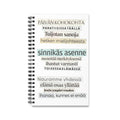 "Päivän kohokohta" Runokirja | Kierresidottu muistikirja