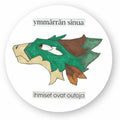 "Ymmärrän sinua" Tarra pyöreä - circle