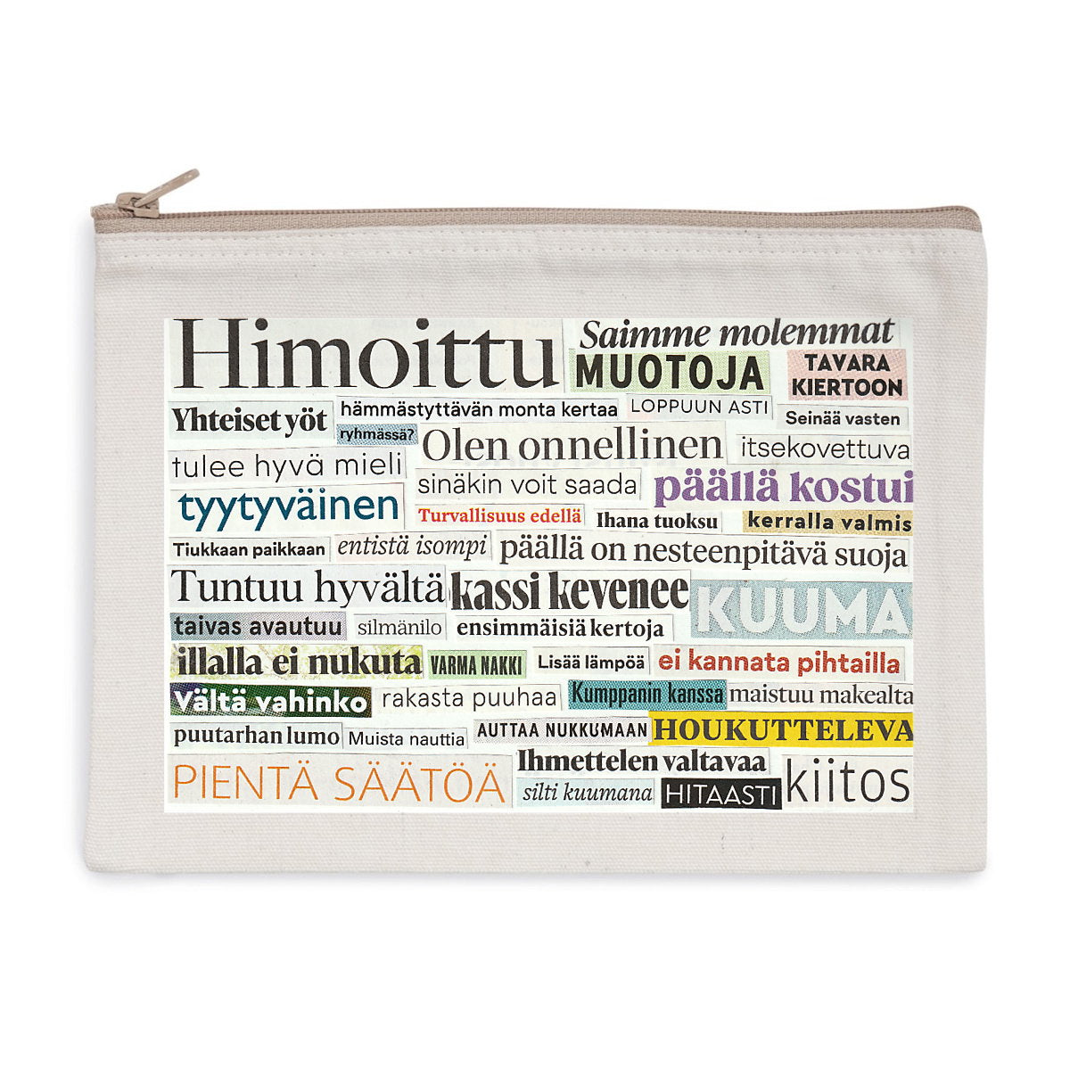 Lisää lämpöä - Vetoketjupussukka - front_1